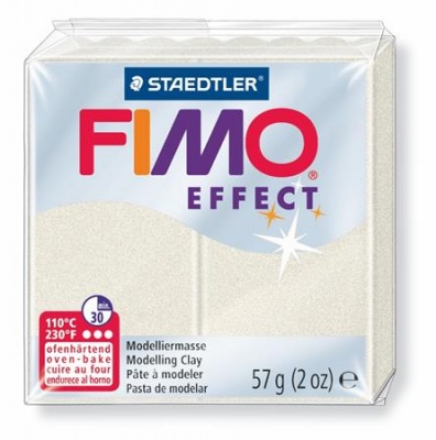 Gyurma, 57 g, égethető, FIMO "Effect", metál gyöngyház